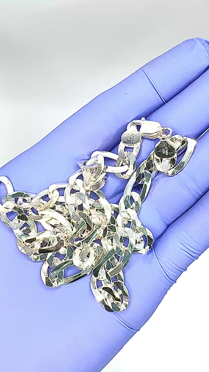 9mm figaro chain 20 inches