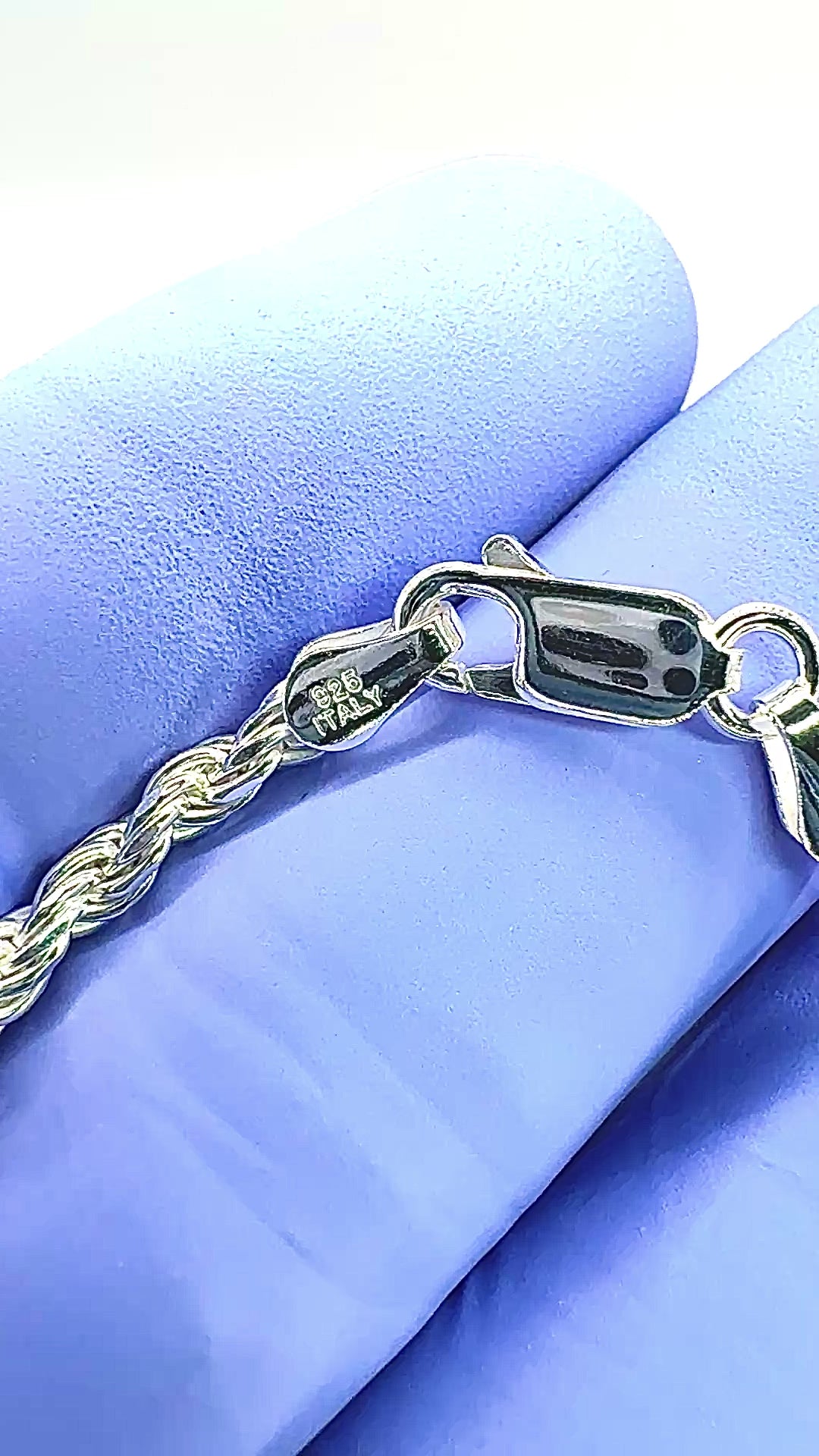 2.5mm rope chain 18 inches