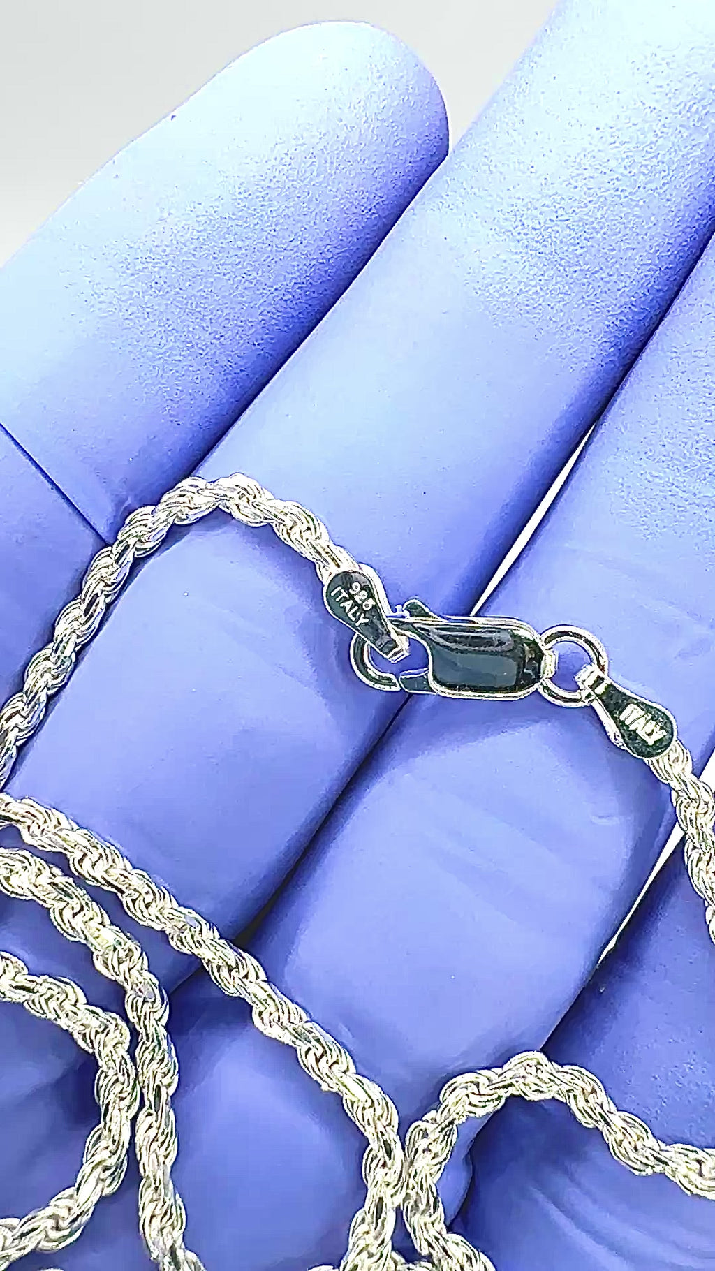 2mm rope chain 18 inches