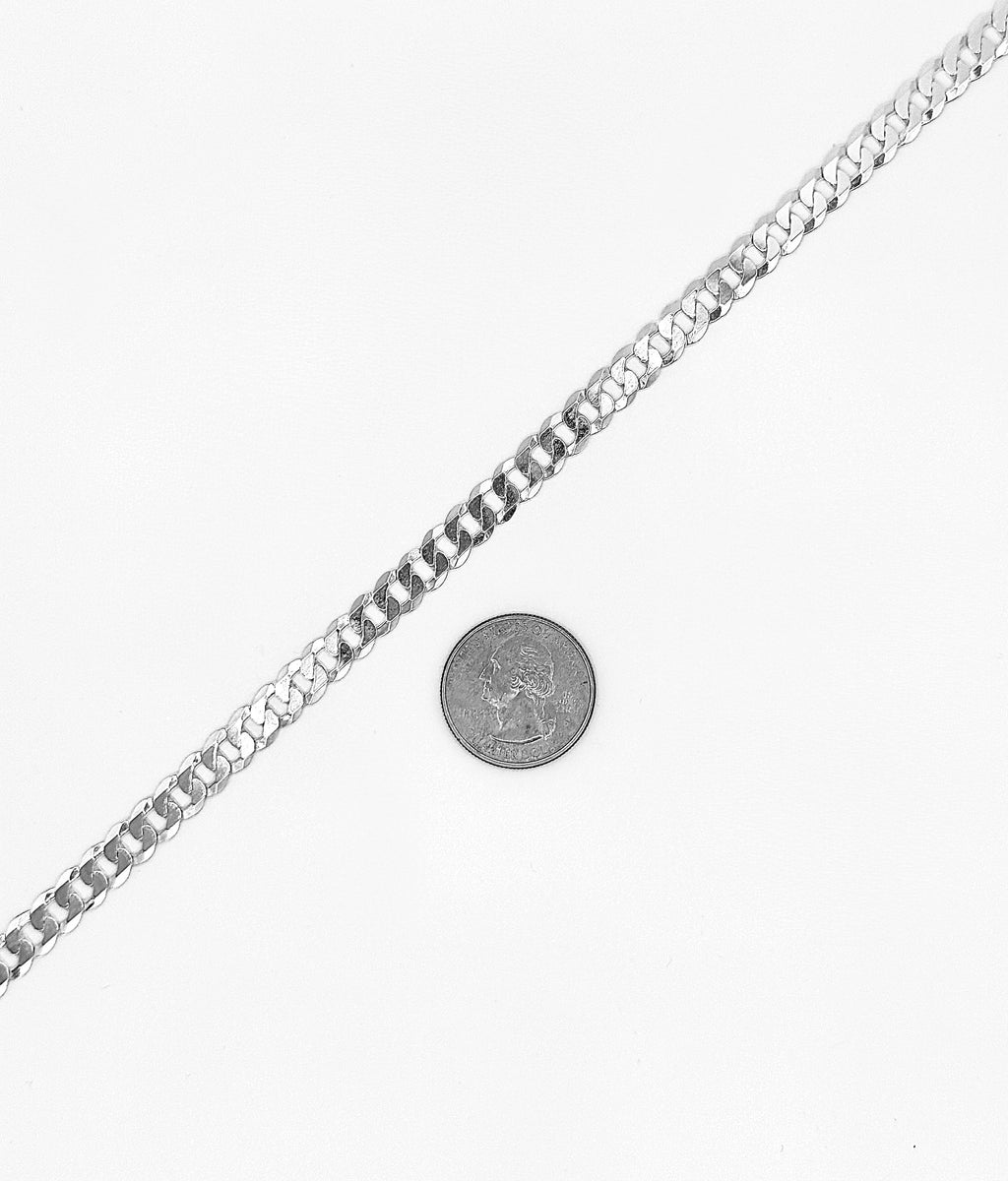 8mm Flat Curb chain 24 inches