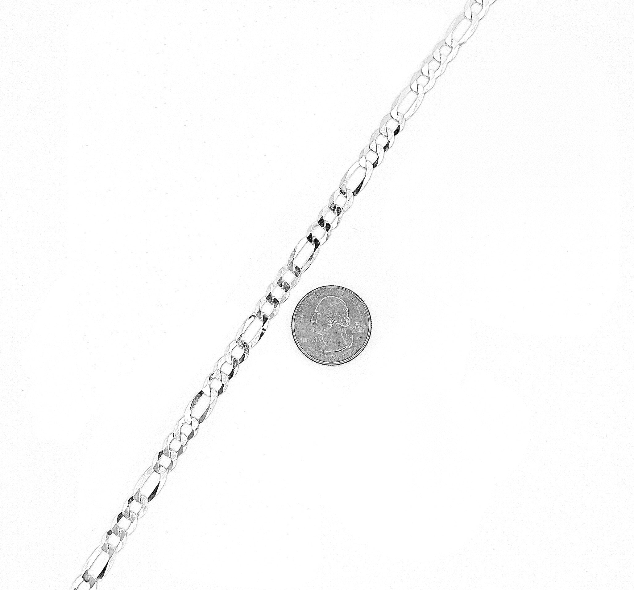 7mm figaro chain 20 inches