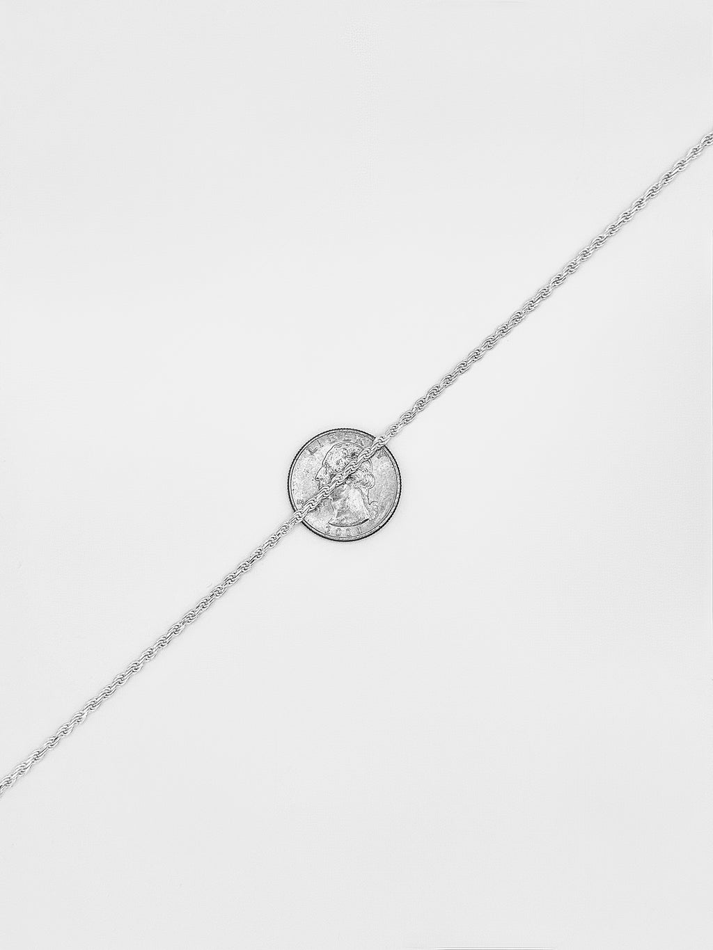 2mm rope chain 18 inches