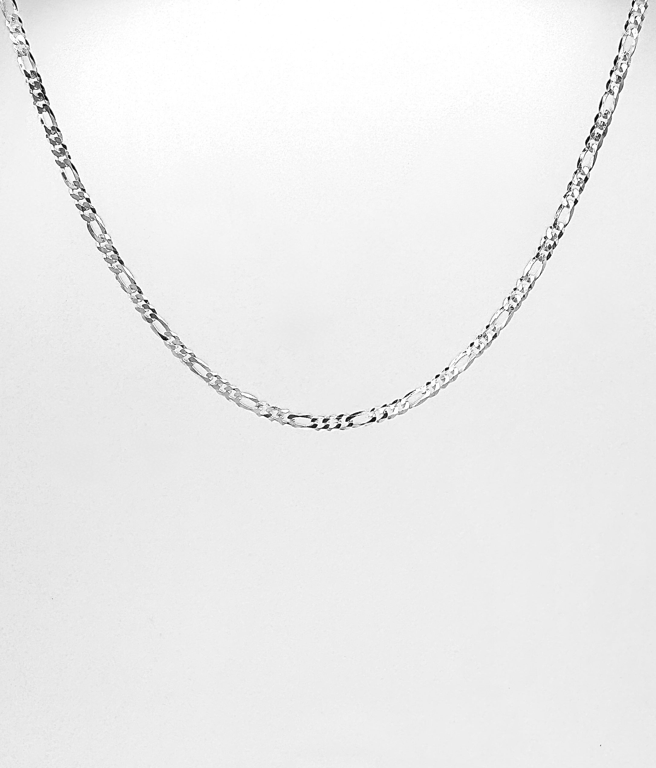 3mm figaro chain 18 inches