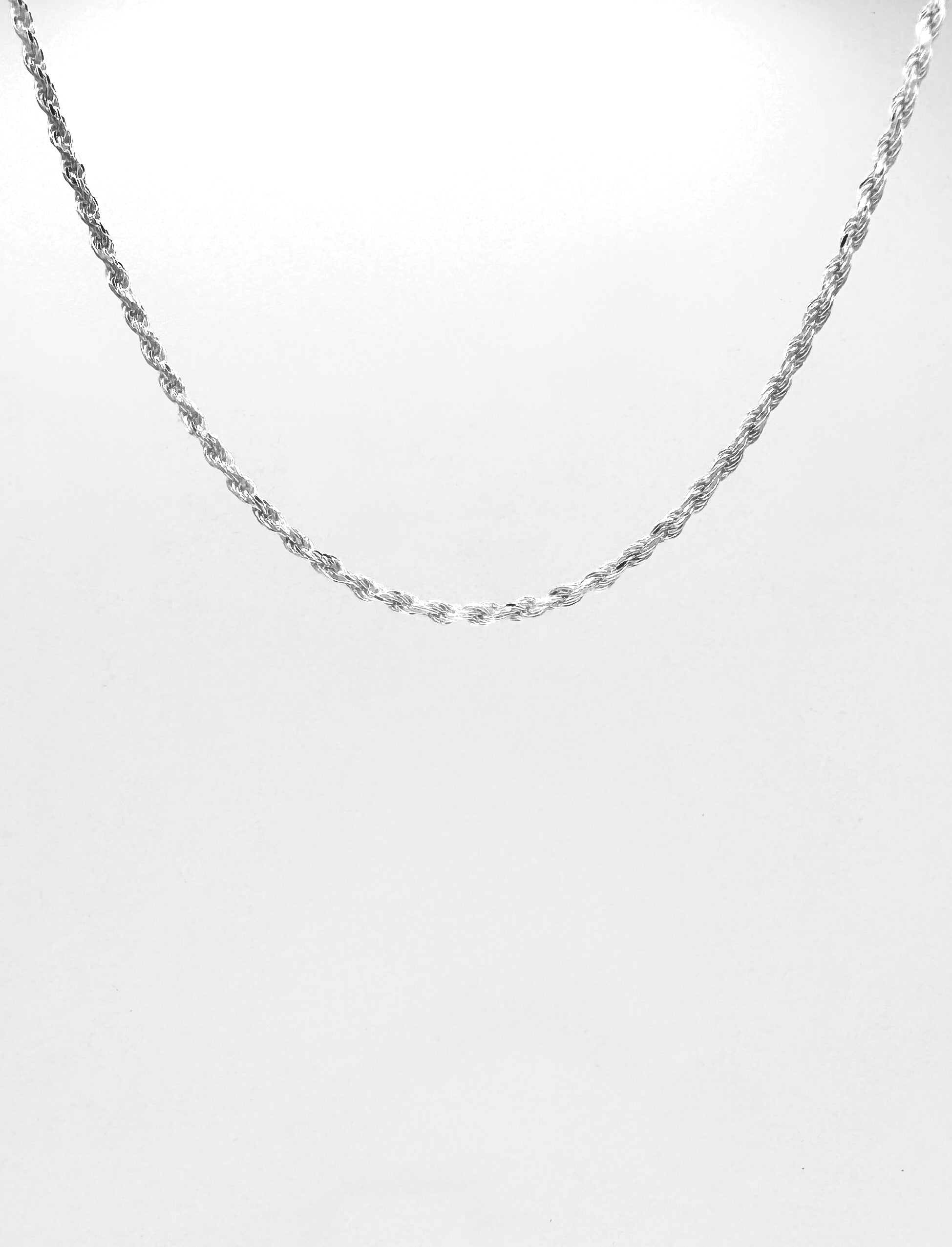 2.5mm rope chain 18 inches